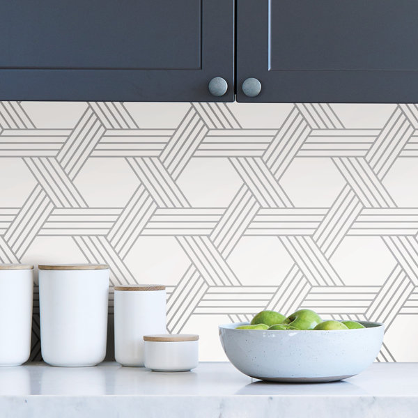 Scott Living Peel & Stick Geometric Wallpaper & Reviews Wayfair